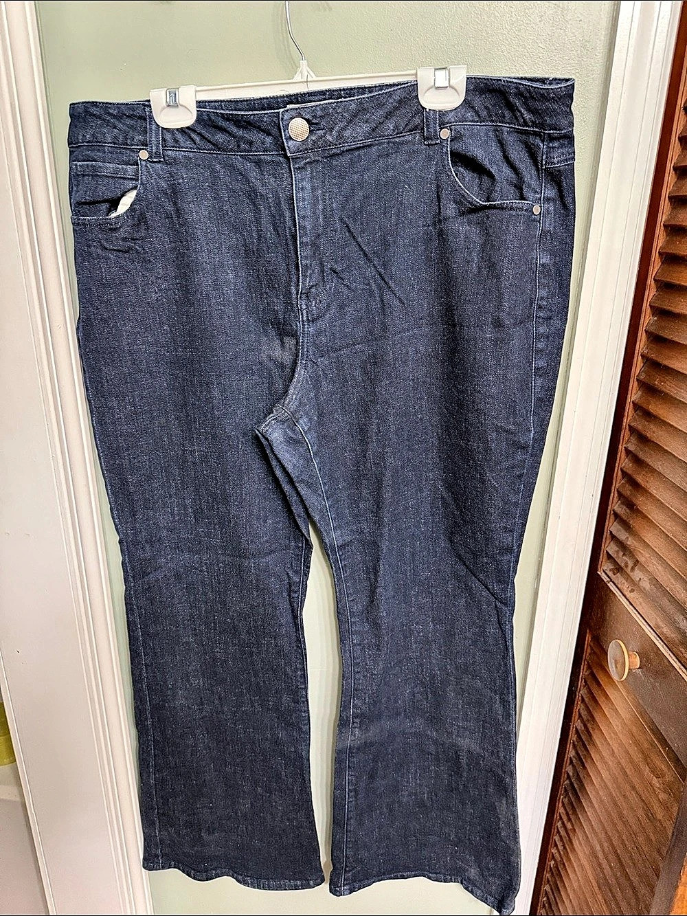 Gabi Jeans Boot Cut Blue Waist 18 Like New